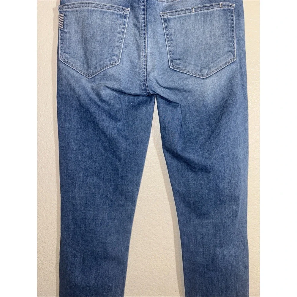 PAIGE Kylie Crop Jeans Womens 27 Blue Stretch Denim Made In USA 🇺🇸 Cropped